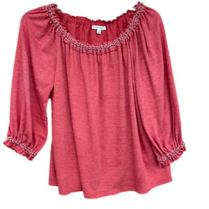 Max studio orange top